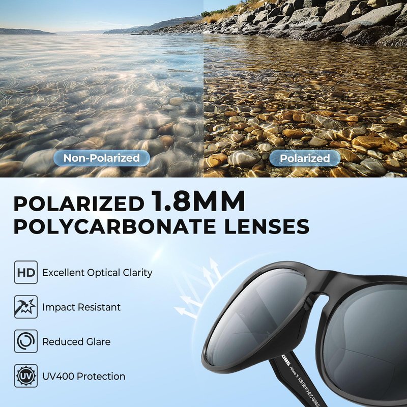 KastKing Alsea Polarized Bifocal Sports Sunglasses With PuriVex Protective Lens Coating,Grilamid Frame,Women Sunglasses
