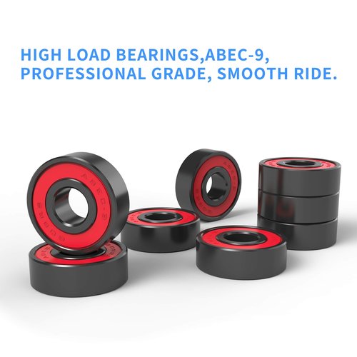 AXDT Skateboard Wheels 70mm 60mm 80a with Skateboard T Tool and ABEC-9 Bearings Spacers Cruiser Wheels (Pack of 4) (60mm with T Tool)