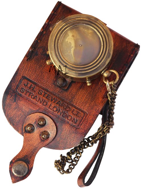 Pocket Compass for Hiking, Survival Instrument Antique “So You Can Always Find Your Way Back Home” Engraved Camping Pocket Nautical Vintage Navigation Outdoor by MAI