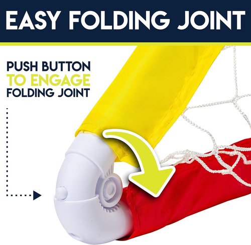 Franklin Sports Kids Soccer Goal - Complete Set with Ball & Pump | 24" x 16" Size