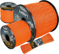 **Reflective Paracord Rope - 850lb Heavy-Duty 11 Strand Cord for Camping & Survival | 100ft Orange**
