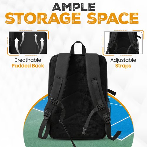 Raincity Tennis Backpack for Women & Men, Lightweight Tennis Bag Holds 2 Rackets with Ventilated Shoe Compartment – Tennis Racket Bag for Court or Travel