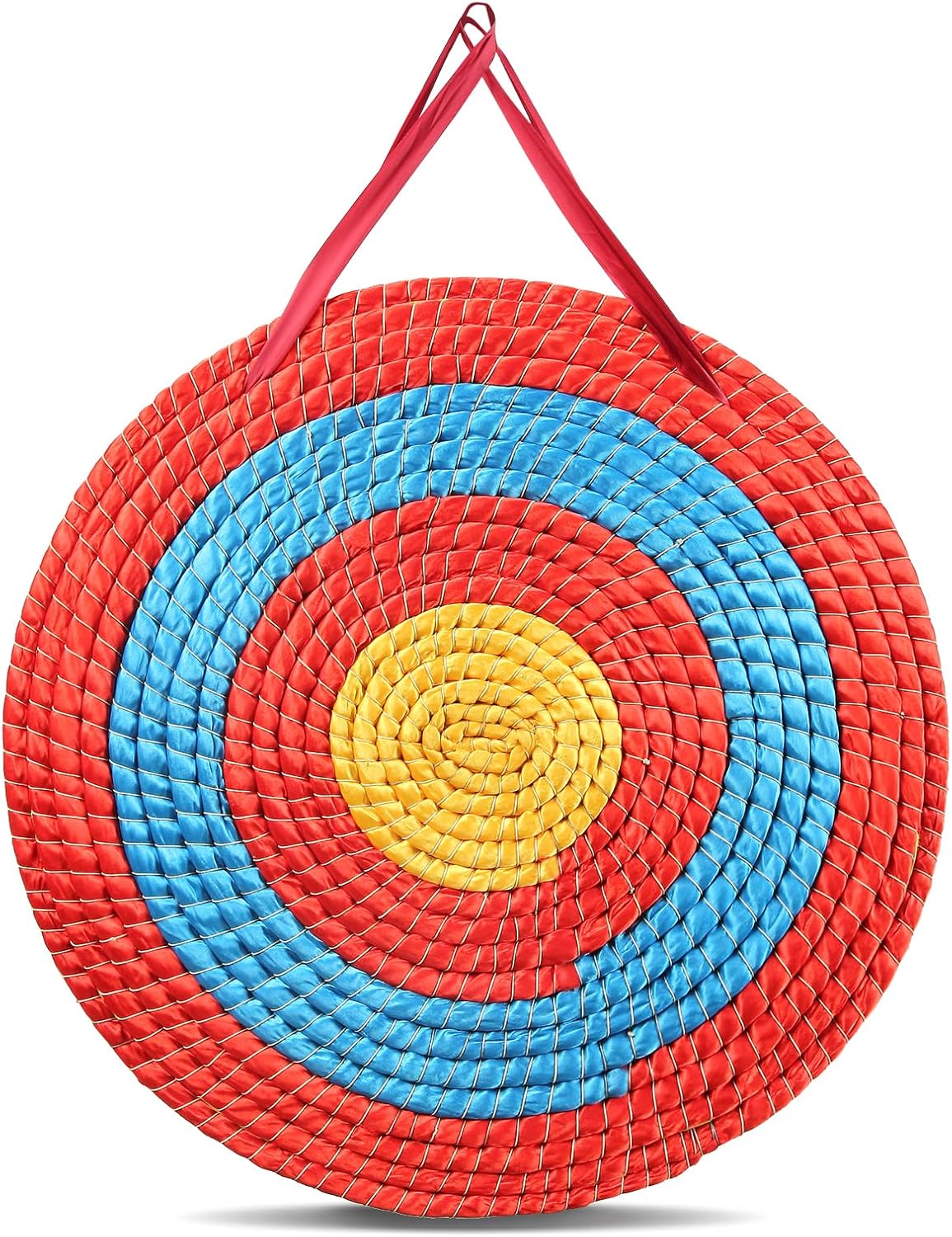 VEVOR 20" Round Straw Archery Target - Traditional Solid Straw Design for Backyard Use