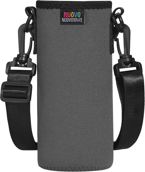 Nuovoware Insulated Water Bottle Carrier Bag - Premium Neoprene Sling Holder for 500ml/750ml/1000ml | Adjustable Strap for Hiking