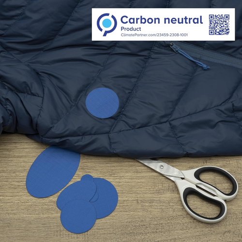 aZengear Repair Patches - Waterproof, Self-Adhesive for Jackets, Tents & More | 11 Pieces, Blue