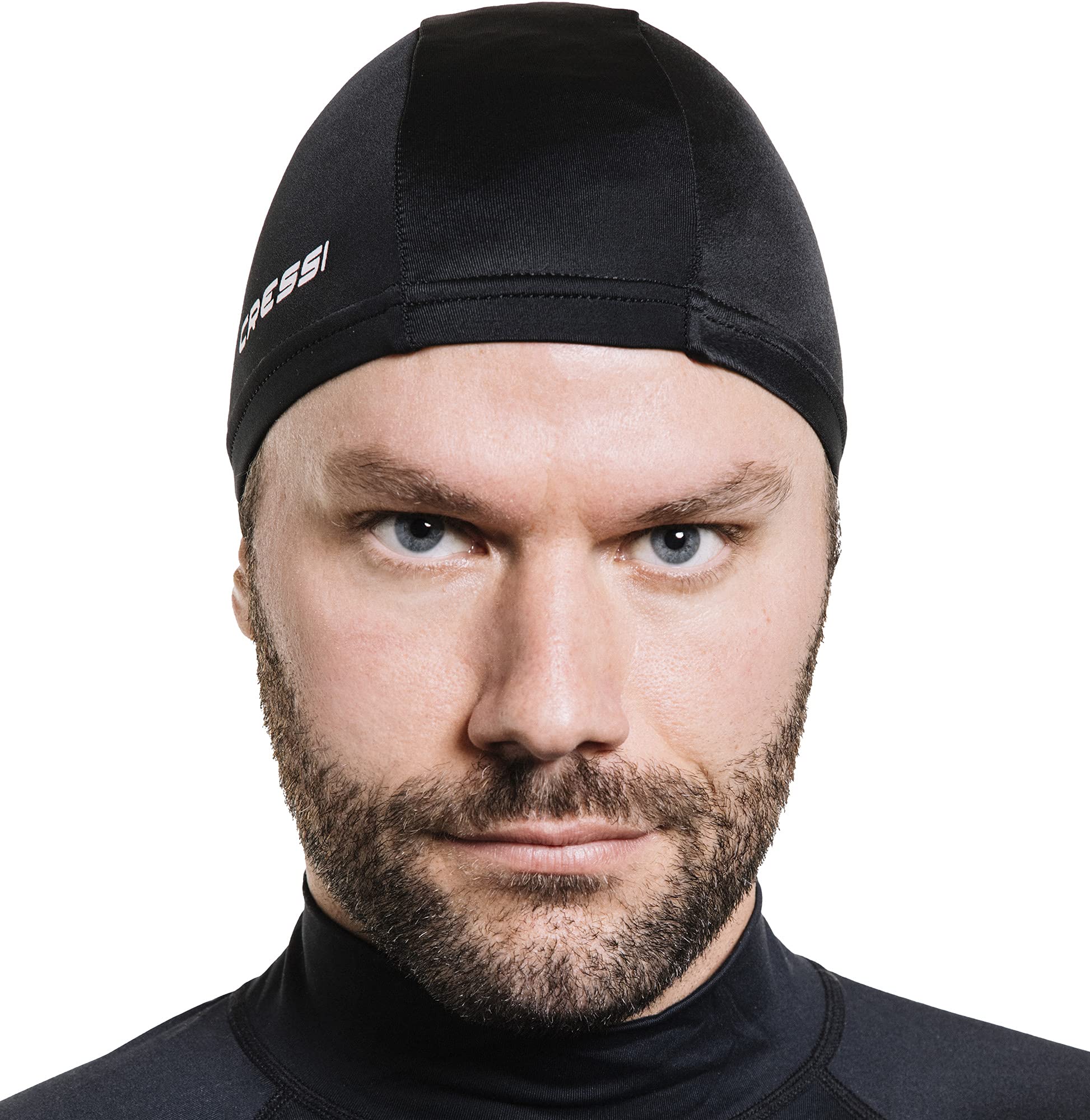 Cressi Super Stretch Swim Cap, Black