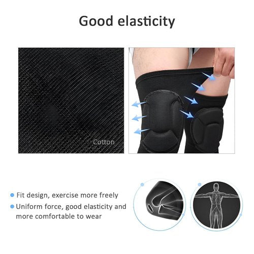 JacobsParts Protective Knee Pads - Anti-Collision Sleeves for Sports & Construction | Unisex Design