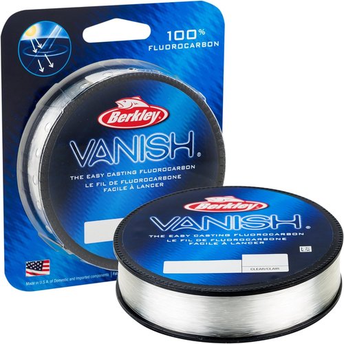 Berkley Vanish Fluorocarbon Fishing Line - Invisible Strength & Sensitivity | 200 Yards