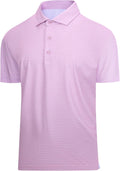 SAMERM Men's Golf Polo Shirt - Short Sleeve Moisture-Wicking Performance Tee | Casual Print Design