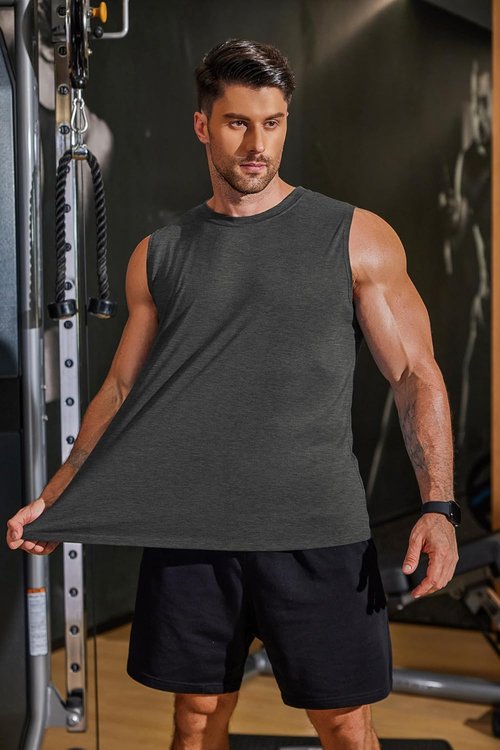 COOFANDY Men's Workout Tank Tops - 3 Pack Muscle Tees for Bodybuilding | Sleeveless Fitness Shirts