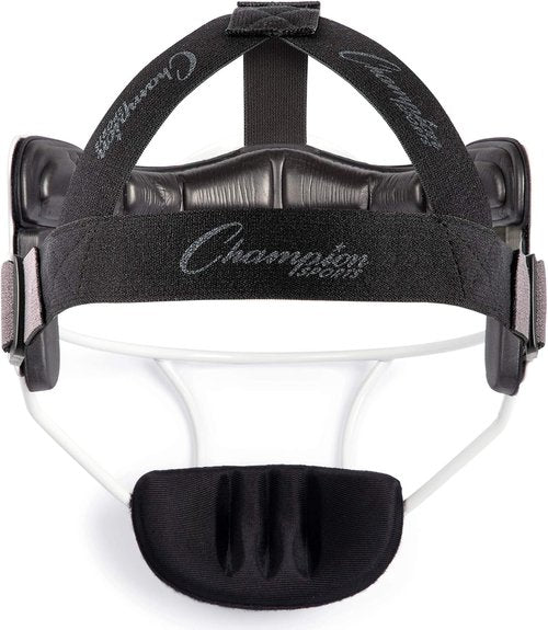 Champion Sports Steel Softball Face Guard - Durable Protection for Safe Play | Adjustable Fit