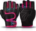 MOREOK Workout Gloves - Padded Fingerless Weight Lifting Gloves for Men & Women | 3MM Gel Grip for Gym & Fitness