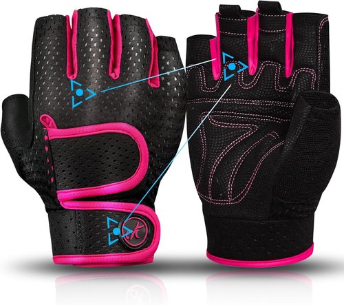 MOREOK Workout Gloves - Padded Fingerless Weight Lifting Gloves for Men & Women | 3MM Gel Grip for Gym & Fitness