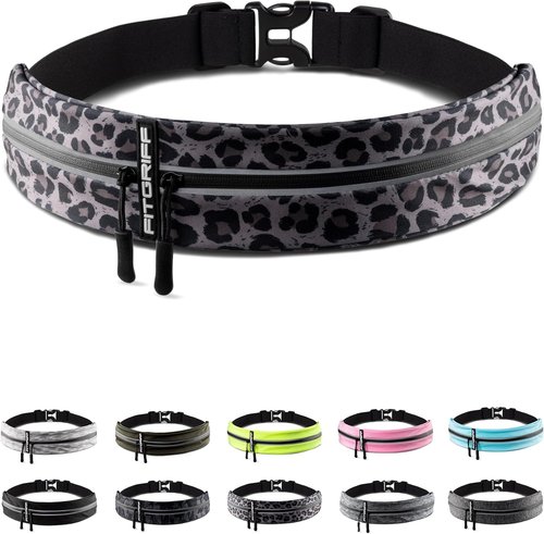 Fitgriff® Running Belt - Secure Jogging Pouch for Phone, Keys & Essentials - Fits All Cell Phones