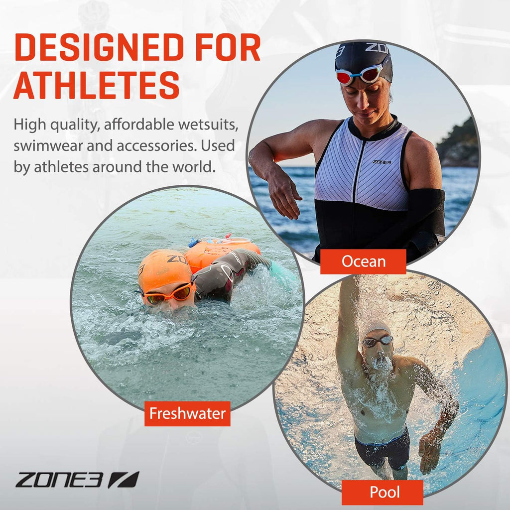ZONE3 Silicone Swim Cap for Men & Women - Lightweight 48g Design for Ultimate Comfort