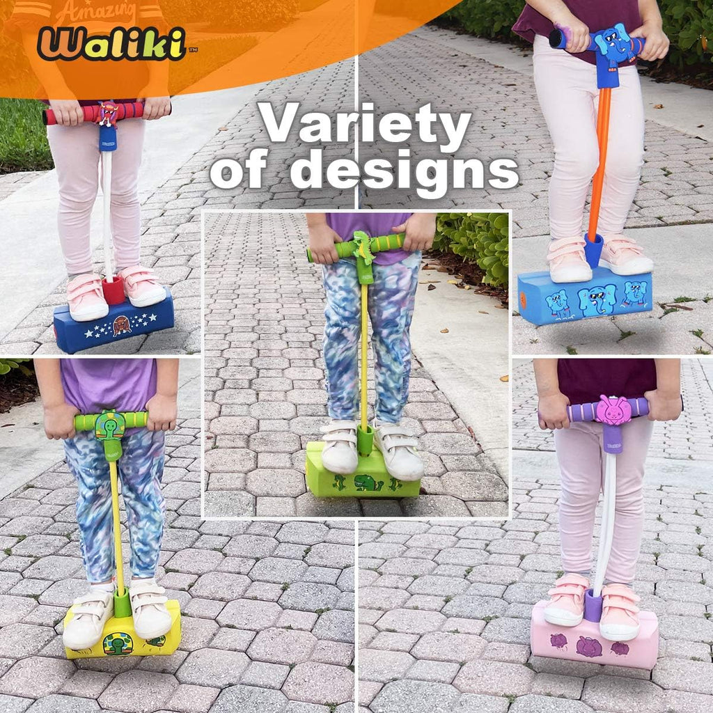 WALIKI Foam Pogo Hopper - Elephant Jumper | Fun & Safe Toy for Kids Age 4+