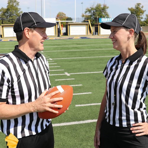 Murray Sporting Goods Referee Accessory Bundle Kit - Complete Halloween Costume Set with Hat, Flag & Whistle