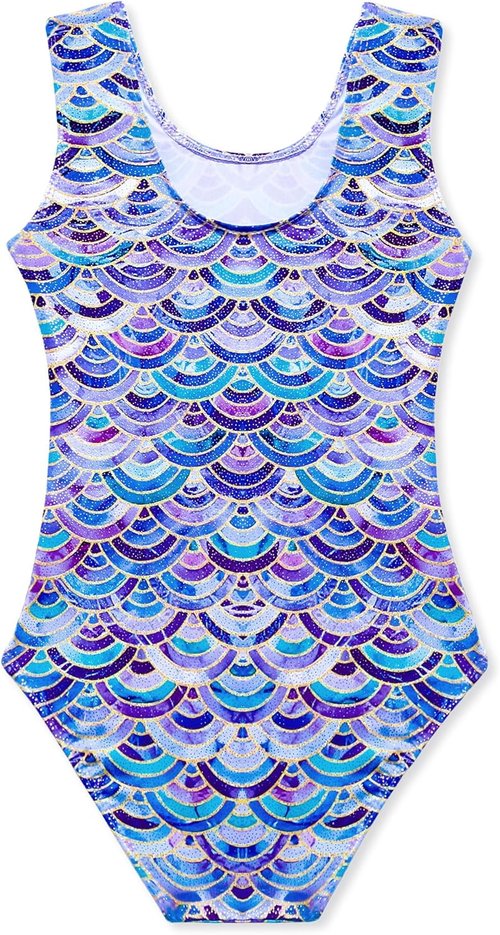 Domusgo Gymnastics Leotards - Sparkly One-Piece Tumbling Outfit for Girls | Stylish & Comfortable