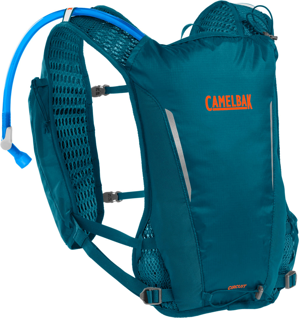 CamelBak Trail Run Hydration Vest with 34oz Capacity, Lightweight Breathable Design and Storage for Trail Running and Training, Corsair Teal 2.0