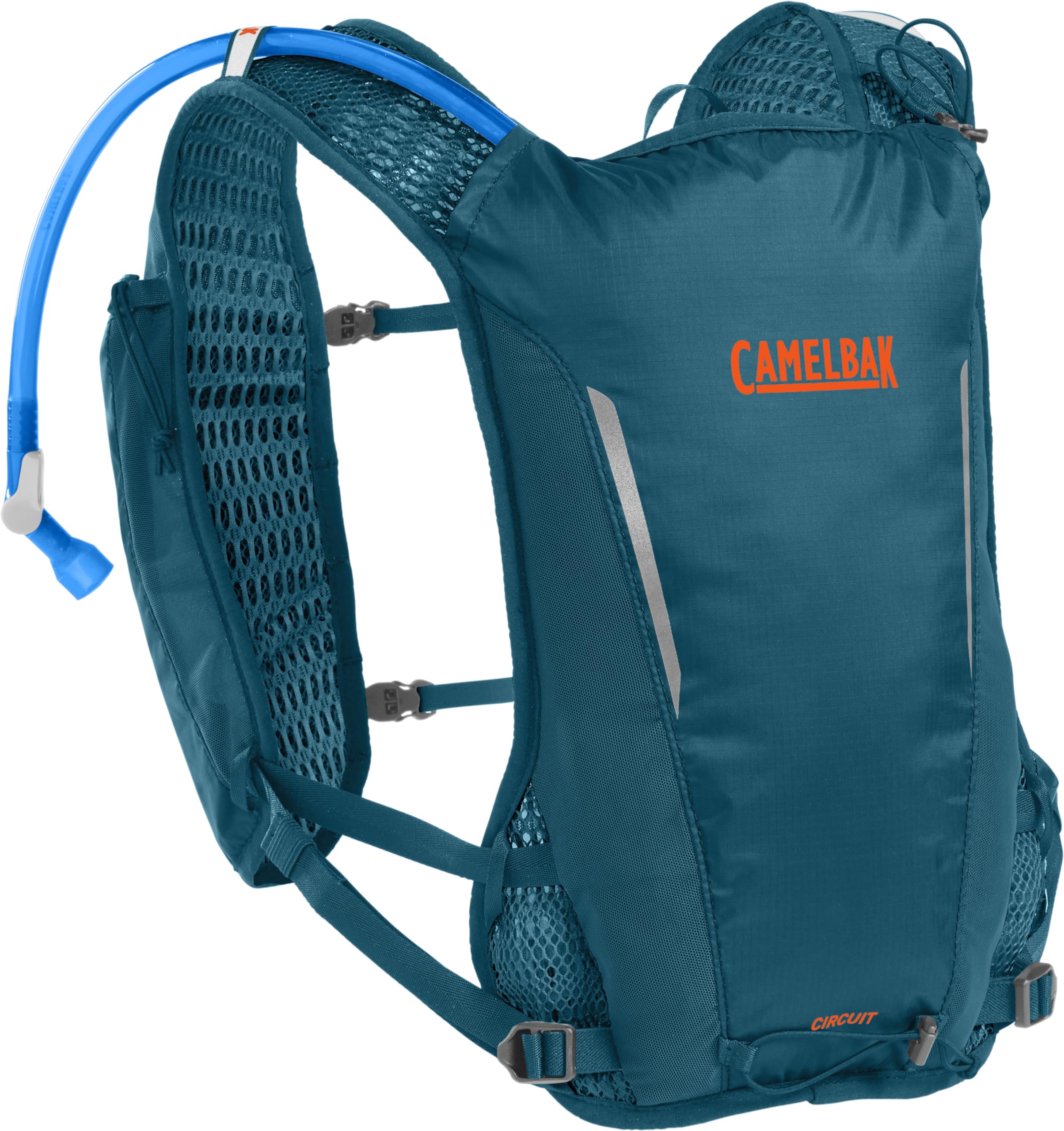 CamelBak Trail Run Hydration Vest with 34oz Capacity, Lightweight Breathable Design and Storage for Trail Running and Training, Corsair Teal 2.0