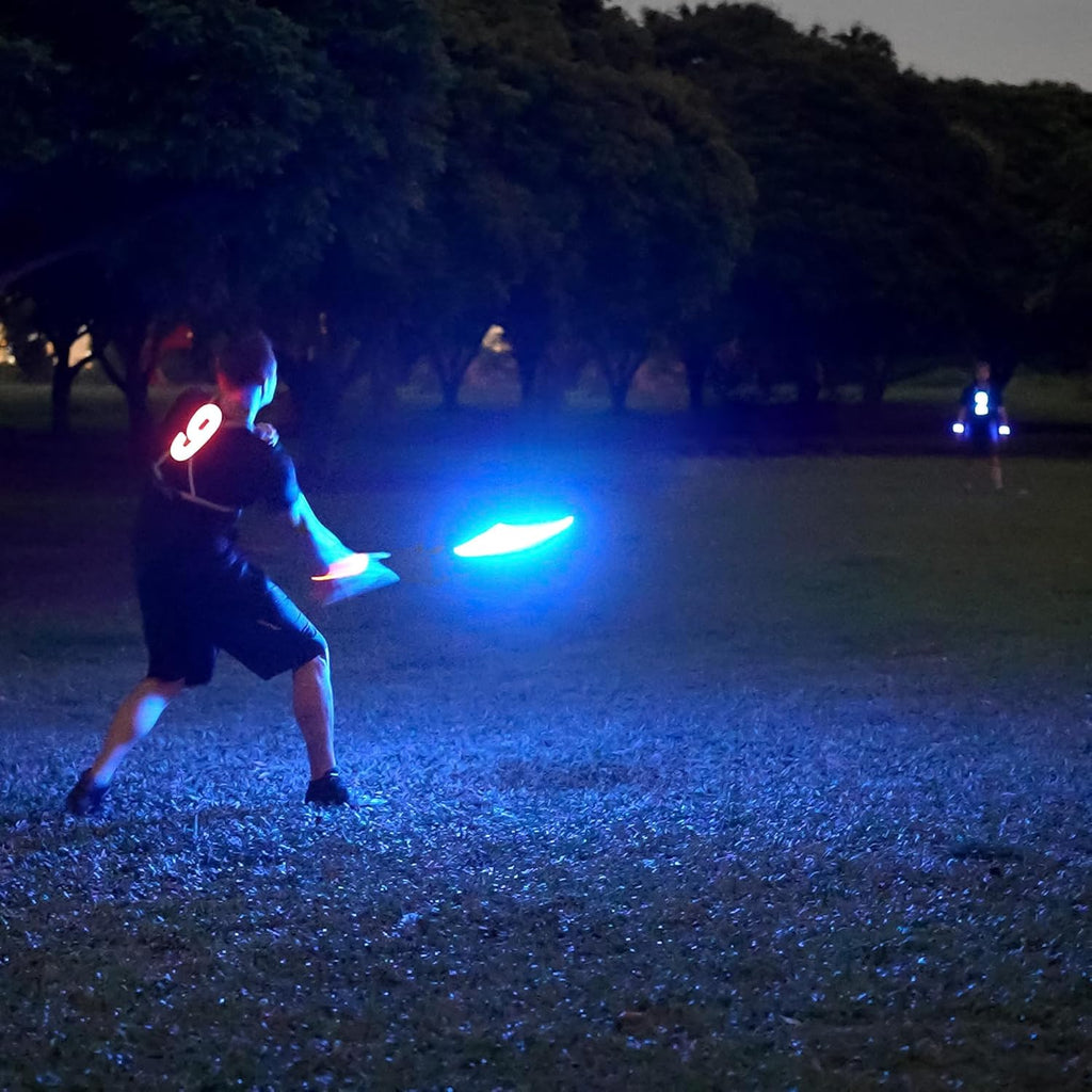 TOSY Flying Disc - Super Bright RGB LED Toy with Smart Modes | Rechargeable & Waterproof, 175g