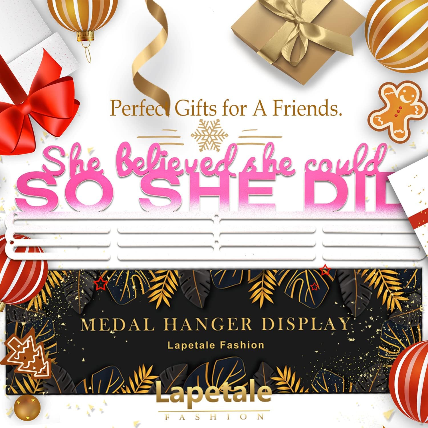 Skiennix Race Medal Holder - Stylish Wall Hanger for Marathon & Runner Medals | Durable Design