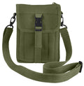 Rothco Heavyweight Canvas Travel Portfolio Bag - Crossbody Shoulder Bag - Olive Drab