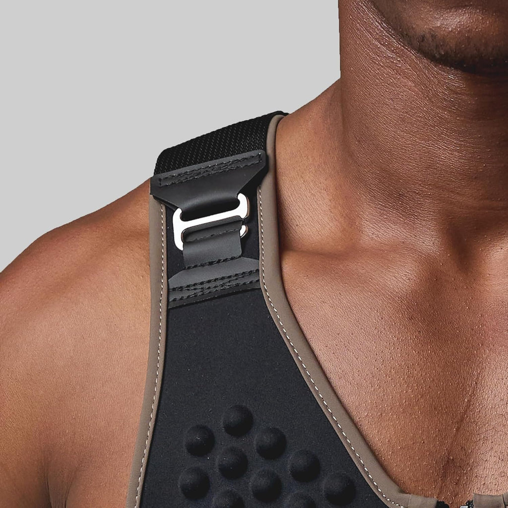 OMORPHO Men's G-Vest Icon - Adjustable 10 lb Weighted Vest for Enhanced Comfort in Training | Hiking & Running