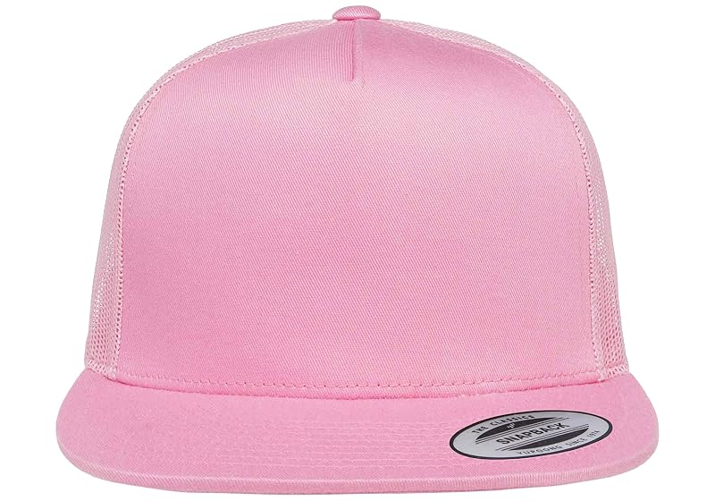 Trucker Cap for Men - Yupoong YP Classics Pink, One Size