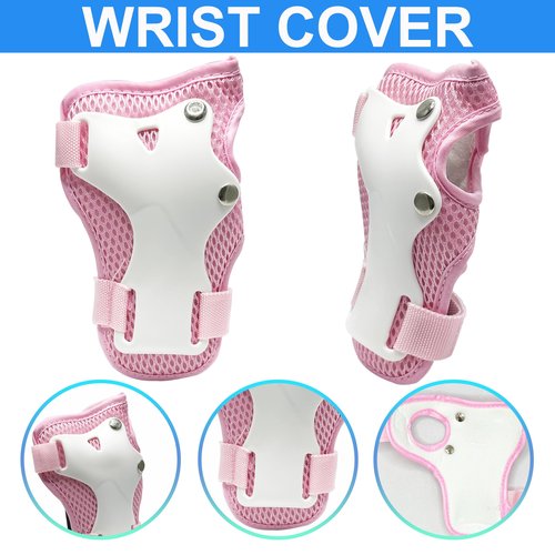 Toddler Kids Knee Pads and Elbow Pads Set,Kids Skate and Ice Skate Guard,Knee Pads Protector for Skateboarding,Elbow and Knee Pads Kid 4-6 Years