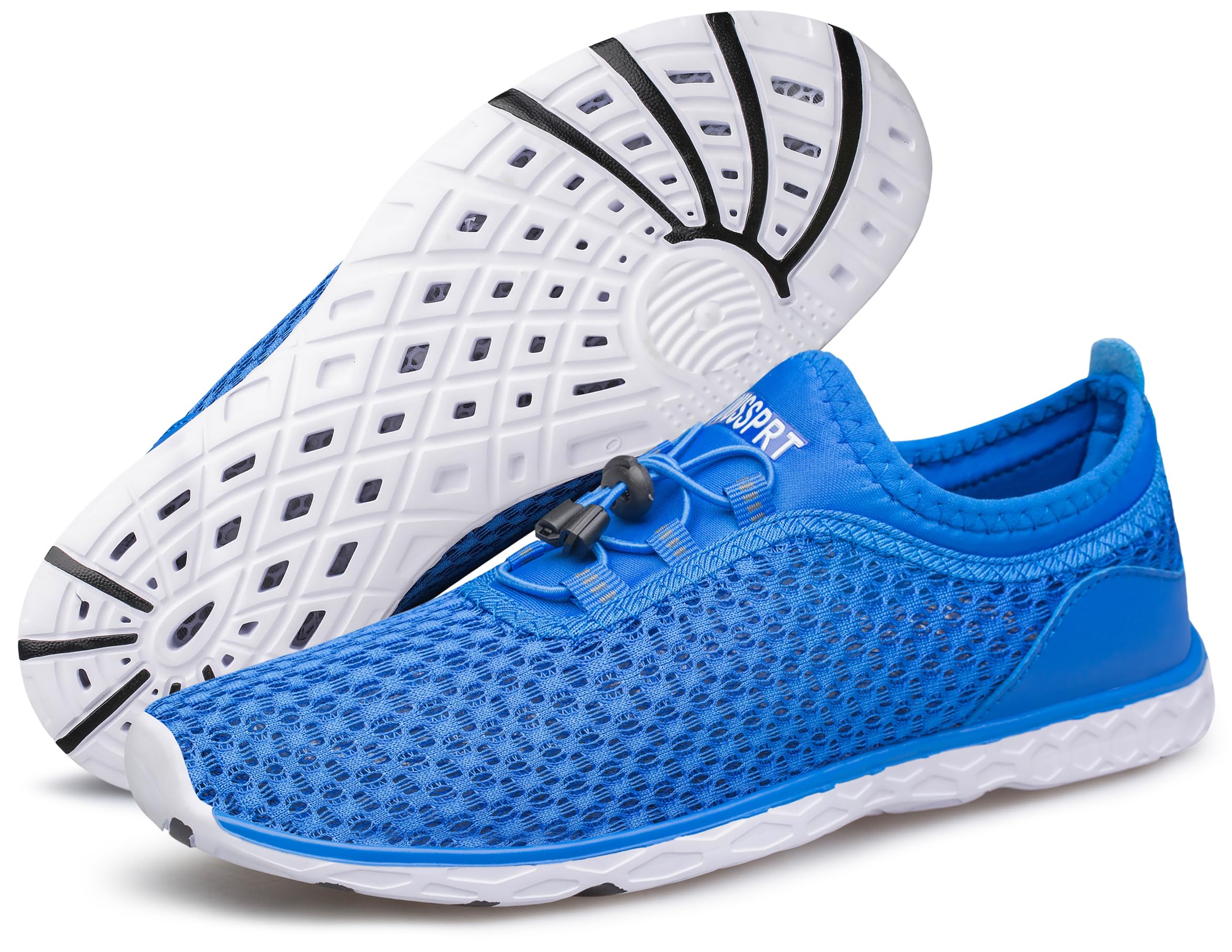 DOUSSPRT Women's Water Shoes Quick Drying Sports Aqua Shoes RoyalBlue 11