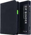 Vault X 4 Pocket Trading Card Zip Binder - Holds 160 Cards | Premium Exo-Tec Material, Black