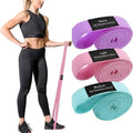 GAIYAH FITNESS Long Resistance Bands for Working Out Women, Fabric Resistance Band, Stretch Bands for Exercise Bands Resistance Bands Set for Physical Therapy, Elastic Bands for Exercise