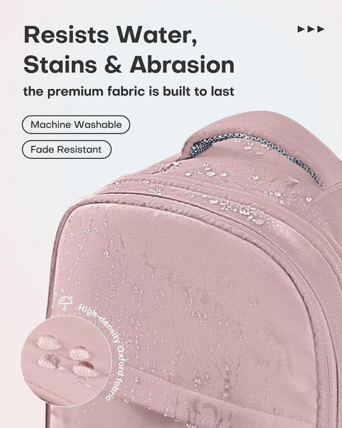 Laptop & Travel Essentials | Pink 12.8"x8.3"x18.5