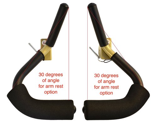 Crunch Ab Accessory Ergonomically Designed for Total Trainer and Other 1 Inch Thickness Large Frame Inclined Fitness Equipments Black