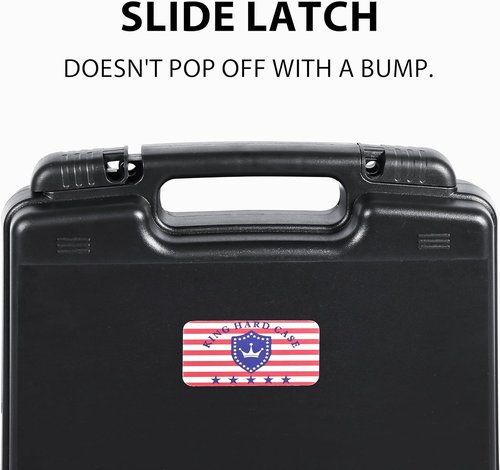 Kinghardcase 390 Round 9mm Ammo Storage Case - Travel Safe & Home Protection for 9x19mm, 380ACP & More
