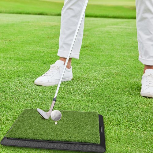 Golf Hitting Mat with Full Antislip & Repalce Base Design, 3-in-1 Golf Practice Mat for Clear Swing Path Feedback, Perfect Training Mat for Indoor or Outdoor, Golf Accessories for Golf Fans