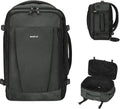 ECOHUB Travel Backpack - Airline Approved Personal Item Bag | Waterproof Gym Daypack with Charging Port - Gray, 18x14x8 Inches
