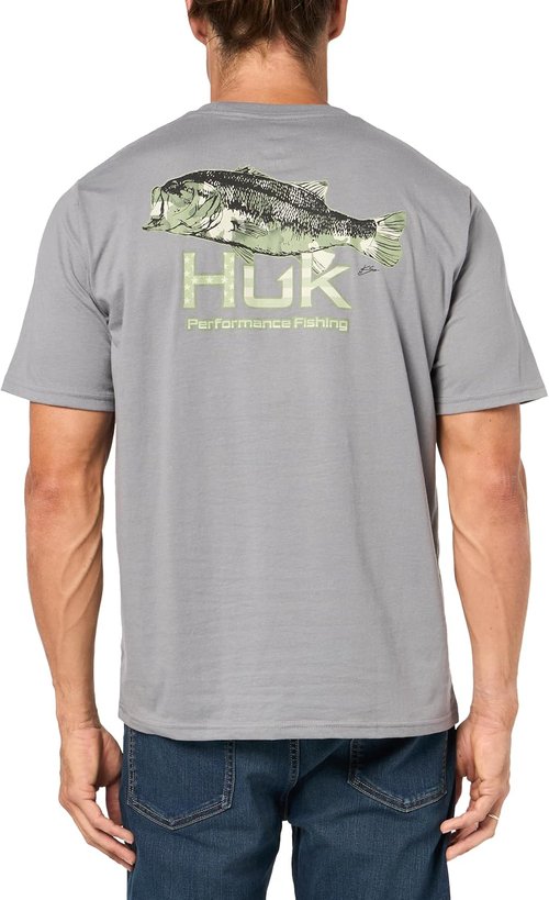 HUK Men's Performance Fishing Tee - Short Sleeve T-Shirt for Ultimate Comfort and Style
