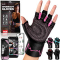 MhIL Workout Gloves for Women - Breathable Weight Lifting Gloves with Palm Protection & Wrist Support | Enhanced Grip