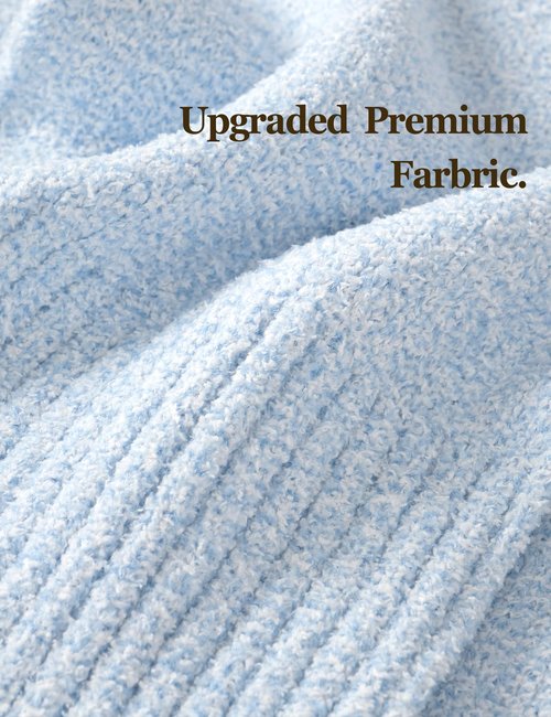 Hat Scarf And Gloves For Women, Winter Hats Womens Beanie Scarf Cold Weather Touchscreen Gloves Gift Set, Fall Accessories (Sky Blue)