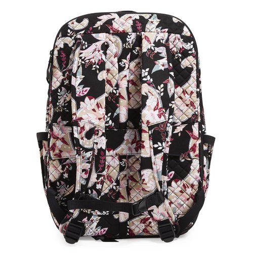 Vera Bradley Women's, Cotton Large Travel Backpack Travel Bag, Botanical Paisley, One Size