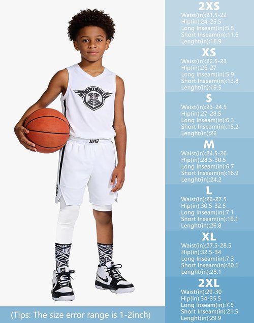 MIVEI Youth Boys Compression Pants - One Leg Basketball Sleeve | Girls 3/4 Tights for Sports
