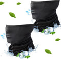 Geyoga Cooling Neck Gaiter - Breathable UV Protection Face Mask | 2 Pack for Men & Women