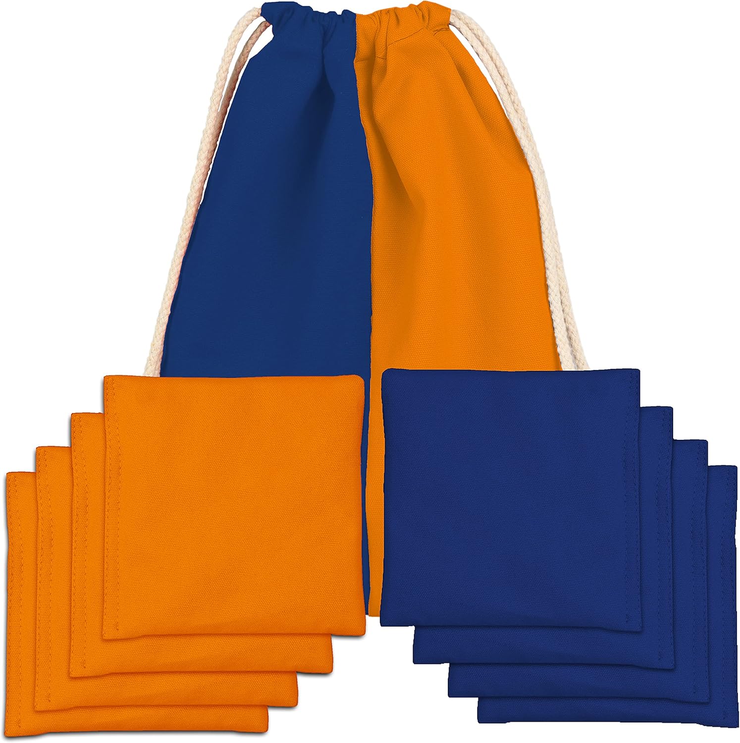 Play Platoon Pro Cornhole Bags - Set of 8 Dual-Sided Slick & Sticky Competition Bags | Tournament Series