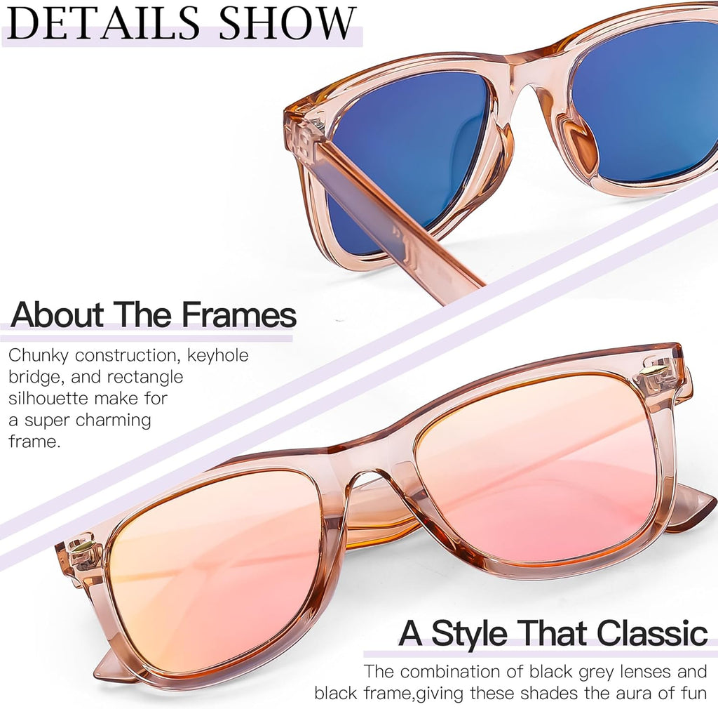SIPHEW Polarized Sunglasses - UV400 Mirrored Beach Eyewear for Men & Women | Designer Unisex Fashion