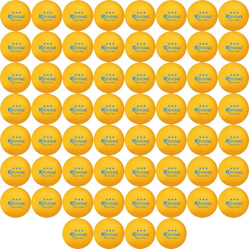 KEVENZ 3 Star Ping Pong Balls - 40+mm Advanced Table Tennis Balls for Training & Competition | White
