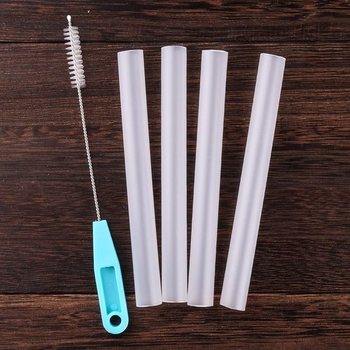 CamelBak Eddy+ Straw Replacement Set - 4 BPA-Free Straws & Cleaning Brush for 14 oz Kids Water Bottle