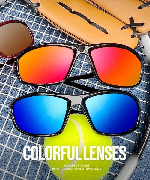KALIYADI Polarized Sunglasses - UV Protection for Men | 4-Pack Sports Eyewear for Fishing & Cycling