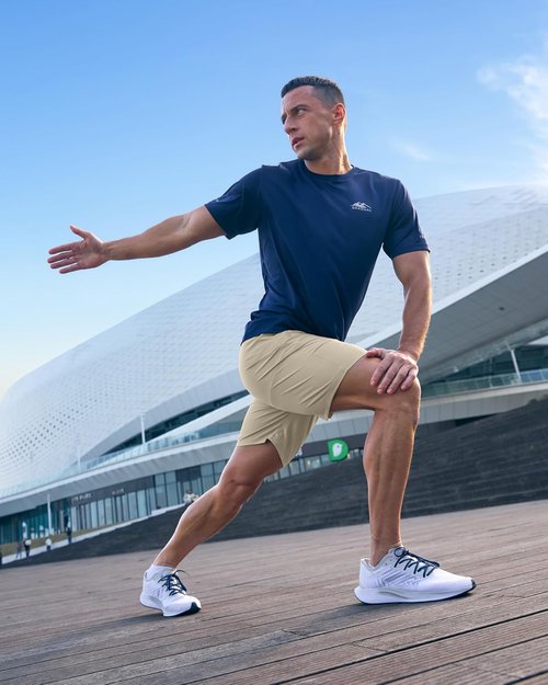 G Gradual Men's Athletic Running Shorts - Quick Dry Workout Shorts with Zipper Pockets | 7"/5"/9" Sizes